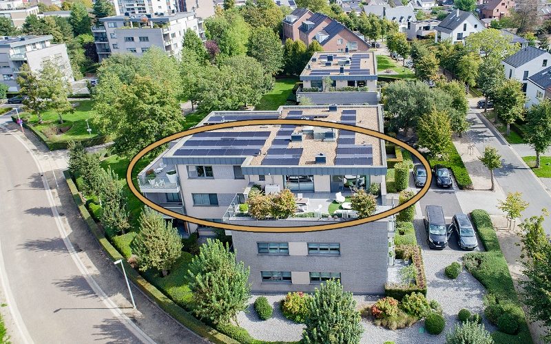 INVESTERINGSPAND: TOP GELEGEN PENTHOUSE MET UNIEK TERRAS EN LEVENSLANGE HUURDERS - Featured Image